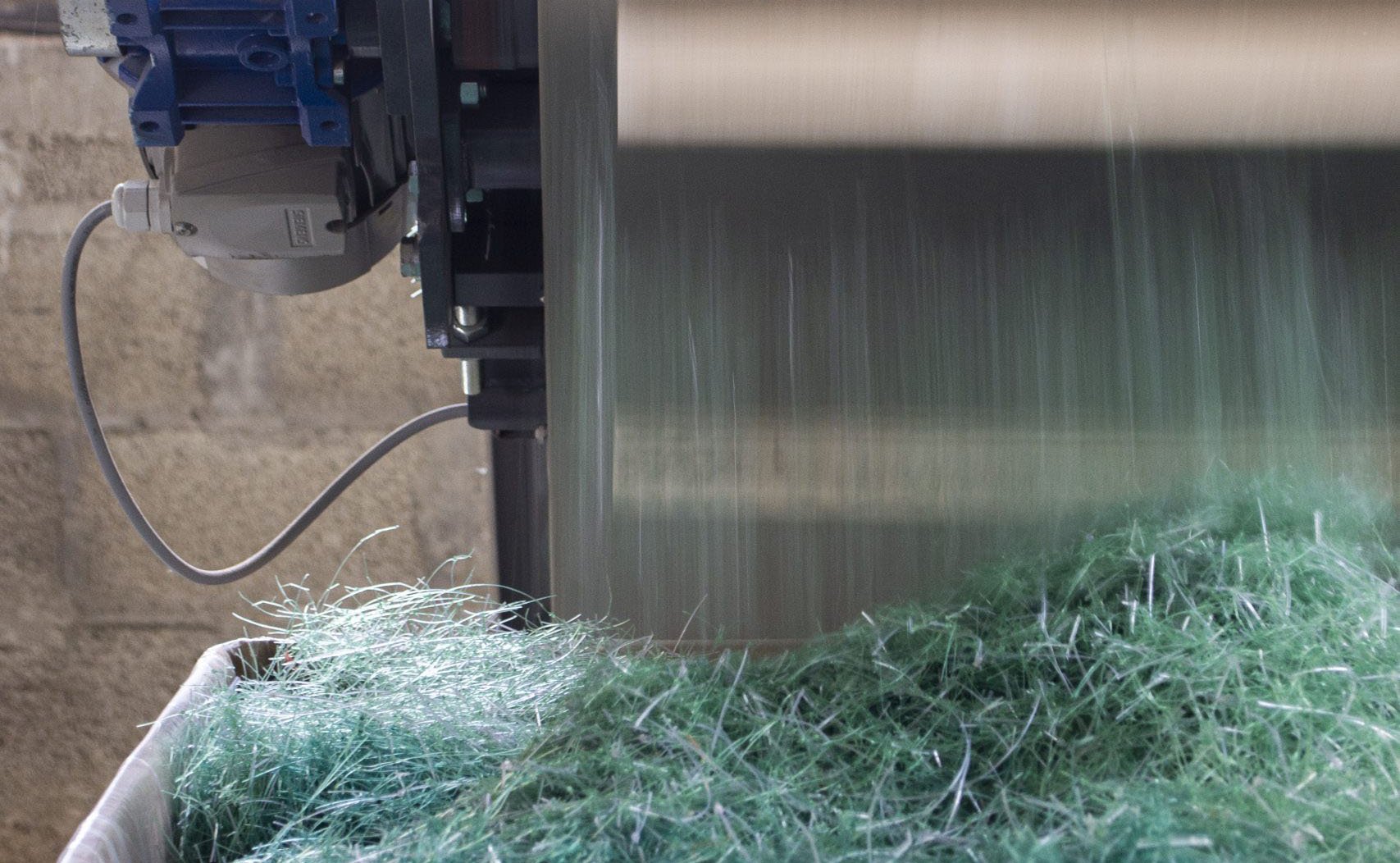 Broyage des filets de pêche par Fil&Fab Broyage des filets de pêche par Fil&Fab