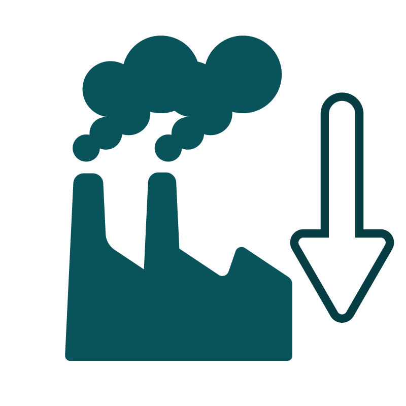 Réduction de la pollution